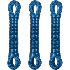 Relaxdays Clothesline Set 3 - 20 m UV-Resistant Steel & PVC Relaxdays Clothesline Set 3 - 20 m UV-Resistant Steel & PVC