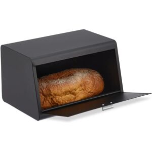Relaxdays Caja de Acero para Pan - Mantiene Pasteles Frescos Relaxdays Caja de Acero para Pan - Mantiene Pasteles Frescos