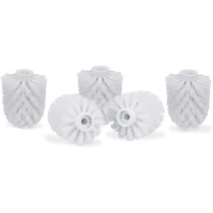 Relaxdays Toilet Brush Head Set of 5 - 9.5mm Thread Relaxdays Toilet Brush Head Set of 5 - 9.5mm Thread