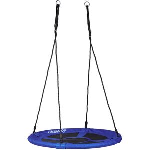 Relaxdays Columpio para bebé - Asiento de columpio exterior - Negro, Azul Relaxdays Columpio para bebé - Asiento de columpio exterior - Negro, Azul