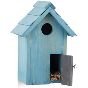 Relaxdays Nest Box House - Blue Relaxdays Nest Box House - Blue