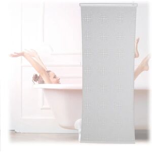Relaxdays White Roll-up Shower Curtain - Shower & Bathtub Relaxdays White Roll-up Shower Curtain - Shower & Bathtub