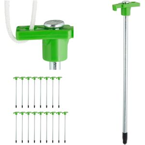 Relaxdays Tent Stakes Set - 18 Steel Pegs for Hard Ground Relaxdays Tent Stakes Set - 18 Steel Pegs for Hard Ground