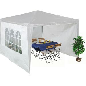Relaxdays Side Panels for Gazebo - Waterproof, 3 pcs, White Relaxdays Side Panels for Gazebo - Waterproof, 3 pcs, White