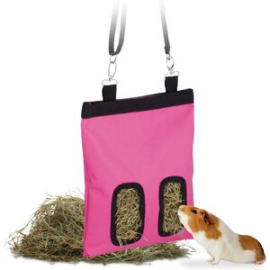 Relaxdays Small Animal Hay Bag - Cotton, Adjustable Strap Relaxdays Small Animal Hay Bag - Cotton, Adjustable Strap