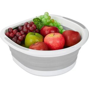 Relaxdays Foldable Space-Saving Colander - Kitchen & Camping Use Relaxdays Foldable Space-Saving Colander - Kitchen & Camping Use