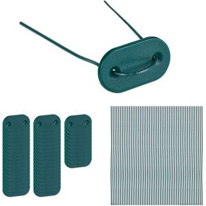 Relaxdays Privacy Screen Mounting Kit - Green Relaxdays Privacy Screen Mounting Kit - Green
