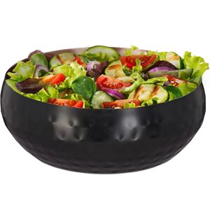 Relaxdays Stainless Steel Salad Bowl Black Copper - Salad Bowl, Small & Large Relaxdays Stainless Steel Salad Bowl Black Copper - Salad Bowl, Small & Large