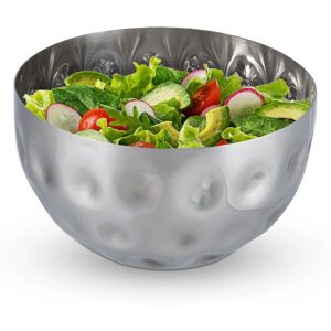 Relaxdays Silver Serving Bowl - Salad, 15 cm Relaxdays Silver Serving Bowl - Salad, 15 cm