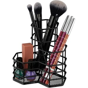 Relaxdays Desk Organizer - 3 Compartments Hexagonal Wire Design Relaxdays Desk Organizer - 3 Compartments Hexagonal Wire Design