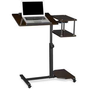 Relaxdays Laptop Table - Adjustable Height - Large Surface - Black Relaxdays Laptop Table - Adjustable Height - Large Surface - Black