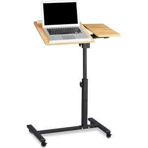 Relaxdays Support pour ordinateur portable - Hauteur réglable, 2 étagères Relaxdays Support pour ordinateur portable - Hauteur réglable, 2 étagères
