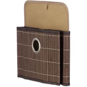 Relaxdays Bamboo Storage Basket - Small, Foldable, Natural Decor Relaxdays Bamboo Storage Basket - Small, Foldable, Natural Decor