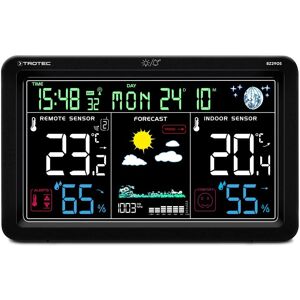 Trotec - Estación meteorológica inalámbrica BZ29OS con sensor exterior y pantalla a color - Estación meteorológica Trotec - Estación meteorológica inalámbrica BZ29OS con sensor exterior y pantalla a color - Estación meteorológica