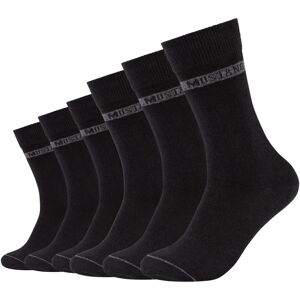 Mustang Herren Schwarze Baumwollmischung Socken - Socken Mustang Herren Schwarze Baumwollmischung Socken - Socken