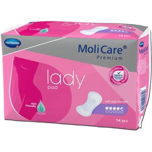 Hartmann MoliCare Lady 4.5 Gotas Protetores Absorventes - Proteção urinária feminina Hartmann MoliCare Lady 4.5 Gotas Protetores Absorventes - Proteção urinária feminina