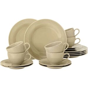 Seltmann Weiden Beat Kaffeeservice für 6 - Porzellan, Beige Seltmann Weiden Beat Kaffeeservice für 6 - Porzellan, Beige