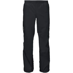 Vaude Drop Pants II - Noir - Pantalon de pluie imperméable pour vélo Vaude Drop Pants II - Noir - Pantalon de pluie imperméable pour vélo