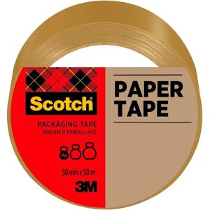 Scotch P5050 Paper Mailing Tape - Brown - Mailing Tape Scotch P5050 Paper Mailing Tape - Brown - Mailing Tape