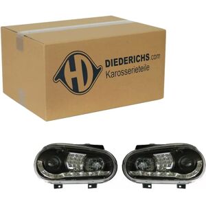 Diederichs VW Golf IV Hauptscheinwerfer Ersatz - H1 LED Schwarz Diederichs VW Golf IV Hauptscheinwerfer Ersatz - H1 LED Schwarz