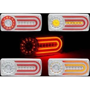 Diederichs G-klasse LED Tail Lights Set - Chrome, Red - LED Tail Lights Set Diederichs G-klasse LED Tail Lights Set - Chrome, Red - LED Tail Lights Set