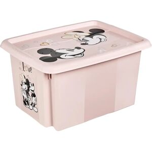 Boîte de Rangement Minnie - 15L, Rose, Empilable - Publicité Boîte de Rangement Minnie - 15L, Rose, Empilable - Publicité
