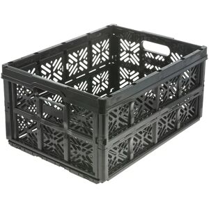 Boîte de Rangement Pliable Keeeper Noire - 32L - Publicité Boîte de Rangement Pliable Keeeper Noire - 32L - Publicité