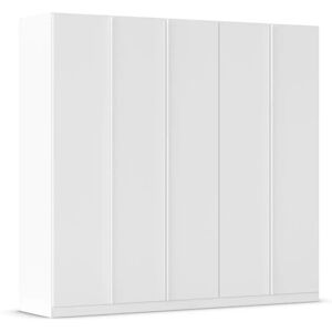 RAUCH Monostar Weiß Kleiderschrank - 5 Türen, Verstellbare Regale RAUCH Monostar Weiß Kleiderschrank - 5 Türen, Verstellbare Regale