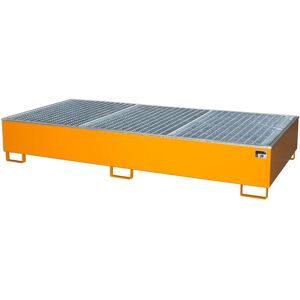 Palette de Contention Bauer AW 1000-2/PE - Orange jaune Bac de stockage Palette de Contention Bauer AW 1000-2/PE - Orange jaune Bac de stockage
