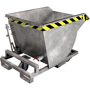 Eurokraft pro Chariot à copeaux avec roues en polyamide - Conteneur à déchets Eurokraft pro Chariot à copeaux avec roues en polyamide - Conteneur à déchets