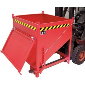 Eurokraft pro Silo, 0,75m³, Avec clapet frontal - Conteneur silo Eurokraft pro Silo, 0,75m³, Avec clapet frontal - Conteneur silo