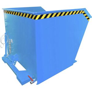 Eurokraft pro Stahlspänebehälter - 2m³, Lichtblau, Robust Eurokraft pro Stahlspänebehälter - 2m³, Lichtblau, Robust