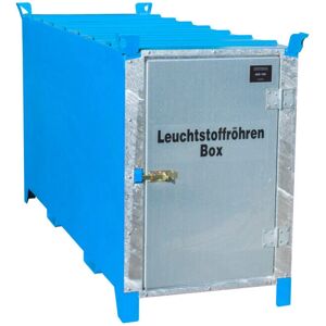 Bauer Leuchtstoffröhren-Box SL 200 nach ADR/RID 1.1.3.10c, Lichtblau mit verzinkter Tür Bauer Leuchtstoffröhren-Box SL 200 nach ADR/RID 1.1.3.10c, Lichtblau mit verzinkter Tür