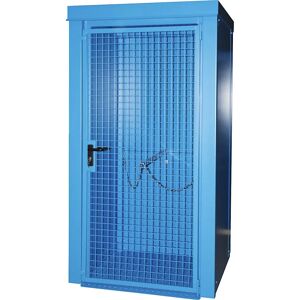 Conteneur Eurokraft pour bouteilles de gaz - Résistant au feu, 9 bouteilles, bleu Conteneur Eurokraft pour bouteilles de gaz - Résistant au feu, 9 bouteilles, bleu