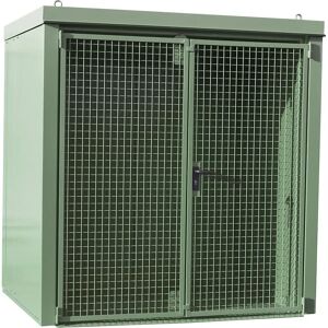 Conteneur à bouteilles de gaz eurokraft pro - Résistant au feu, 35 pcs, 230mm, vert Conteneur à bouteilles de gaz eurokraft pro - Résistant au feu, 35 pcs, 230mm, vert