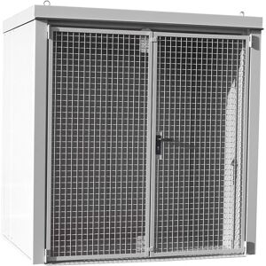 Conteneur pour bouteilles de gaz Eurokraft pro - Résistant au feu, 35 pcs, Ø 230mm, blanc Conteneur pour bouteilles de gaz Eurokraft pro - Résistant au feu, 35 pcs, Ø 230mm, blanc