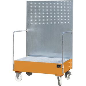 Palette de containment mobile en acier perforé EUROKRAFTpro - 2x200L - 215L Capacité - Publicité Palette de containment mobile en acier perforé EUROKRAFTpro - 2x200L - 215L Capacité - Publicité