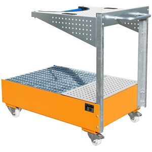 Kaiserkraft Paleta de Contención Móvil - 200L - Amarillo Naranja - Spill Containment Pallet Kaiserkraft Paleta de Contención Móvil - 200L - Amarillo Naranja - Spill Containment Pallet