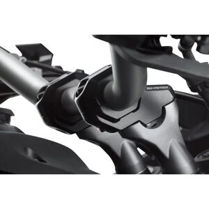 Support de guidon Sw-Motech Ø 28 mm - Noir - Publicité Support de guidon Sw-Motech Ø 28 mm - Noir - Publicité