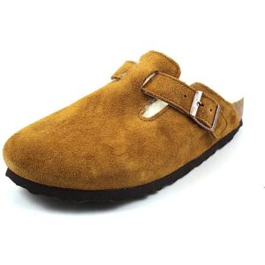 Mocassini Birkenstock Boston Shearling - Mink/Naturale - Stretti - Unisex Mocassini Birkenstock Boston Shearling - Mink/Naturale - Stretti - Unisex
