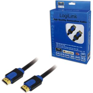 LogiLink 10m HDMI Cable High Speed Gold Plated - HDMI 2.0 - Black LogiLink 10m HDMI Cable High Speed Gold Plated - HDMI 2.0 - Black