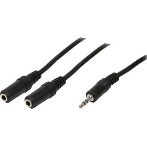 LogiLink CA1046 - câble audio stéréo 0,20m - Noir LogiLink CA1046 - câble audio stéréo 0,20m - Noir