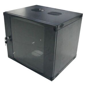 LogiLink W12F64B Armoire murale en acier - 12U 19" Noir LogiLink W12F64B Armoire murale en acier - 12U 19" Noir