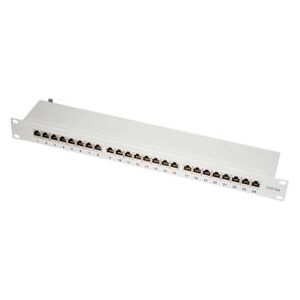 Logilink NP0060 Patch Panel - 24 ports, Grey, 19-inch rackmount - Patch Panel Logilink NP0060 Patch Panel - 24 ports, Grey, 19-inch rackmount - Patch Panel