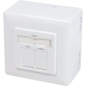 LogiLink NP0039A Nätverksuttag - CAT6 RJ45 Vit LogiLink NP0039A Nätverksuttag - CAT6 RJ45 Vit