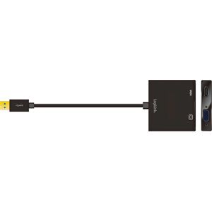 LogiLink UA0234 USB Graphics Adapter - 1920x1080 - Black LogiLink UA0234 USB Graphics Adapter - 1920x1080 - Black