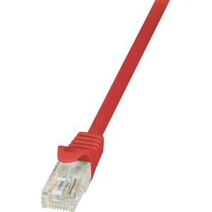 Cablu de rețea Logilink 1,5m Roșu Cat6 U/UTP Cablu de rețea Logilink 1,5m Roșu Cat6 U/UTP