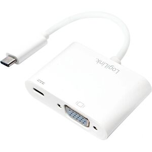 LogiLink USB-C naar VGA Adapter - 1080p - Wit LogiLink USB-C naar VGA Adapter - 1080p - Wit