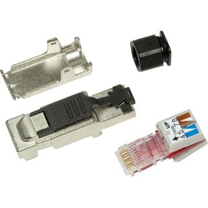 LogiLink Ethernet RJ45 Connector - Supports PoE, CAT.6A, Shielded LogiLink Ethernet RJ45 Connector - Supports PoE, CAT.6A, Shielded