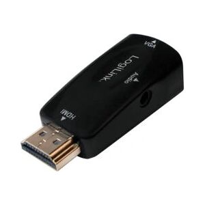 LogiLink CV0107 HDMI VGA Adapter - Black LogiLink CV0107 HDMI VGA Adapter - Black